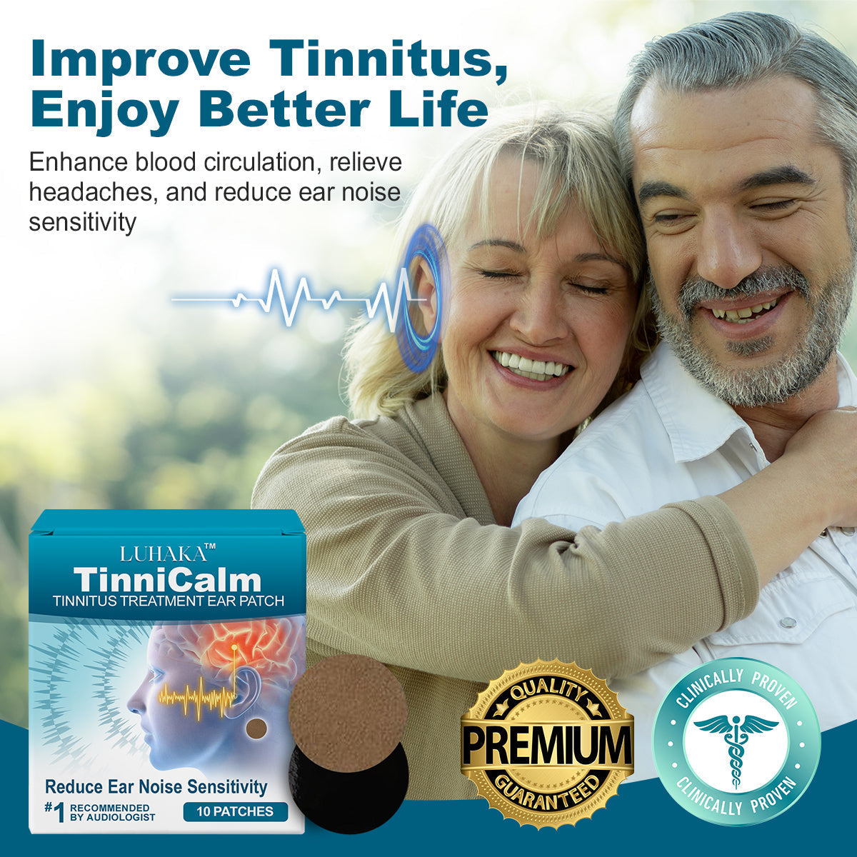 🔥New Year Offer🔥 Luhaka™ TinniCalm Tinnitus Treatment Ear Patch#