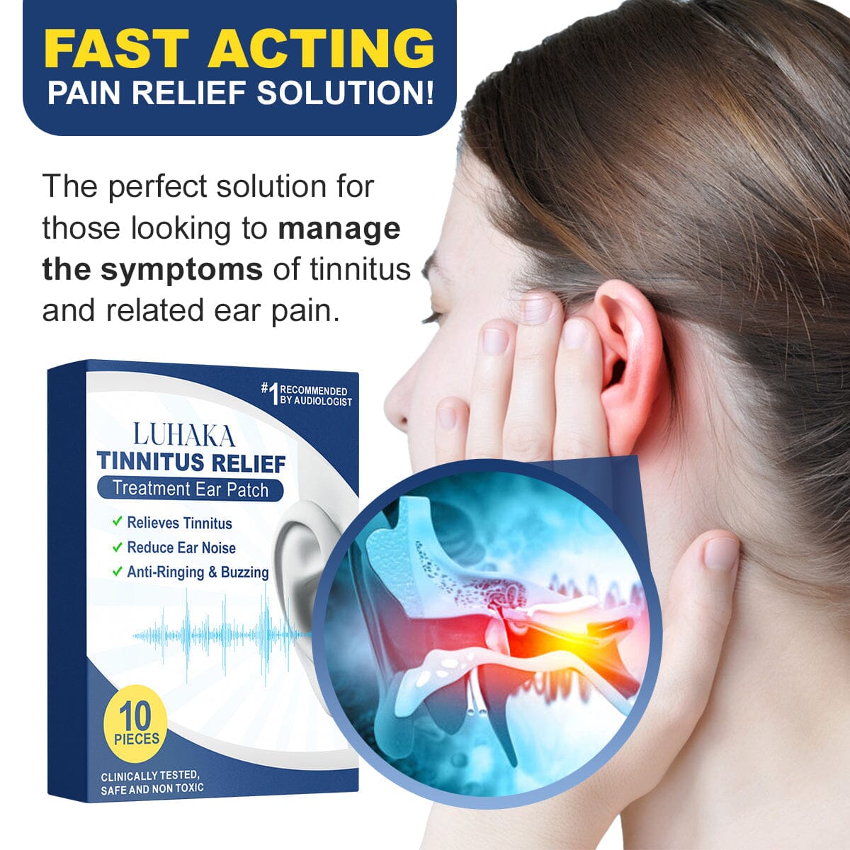 *LUHAKA™ Tinnitus Relief Treatment Ear Patch*