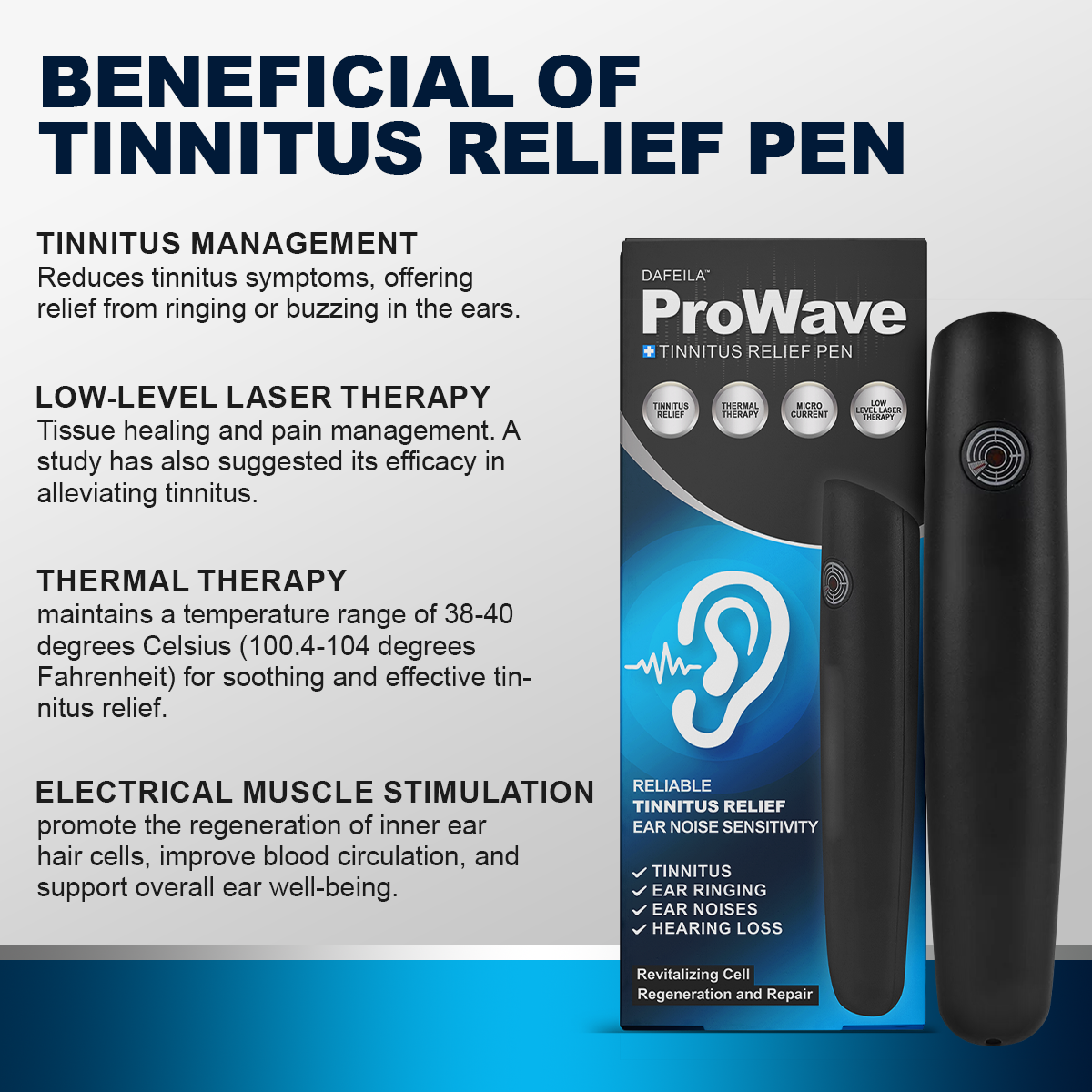 ⭐⭐Dafeila™ ProWave Tinnitus Relief Therapy Pen