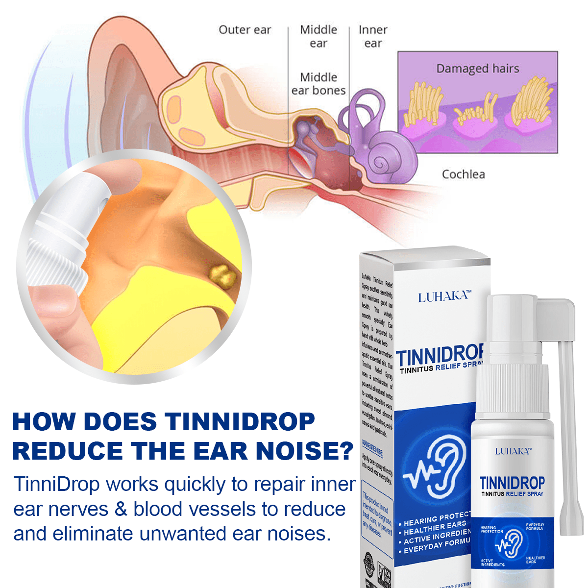 Luhaka TinniDrop Tinnitus Relief Spray💥💥